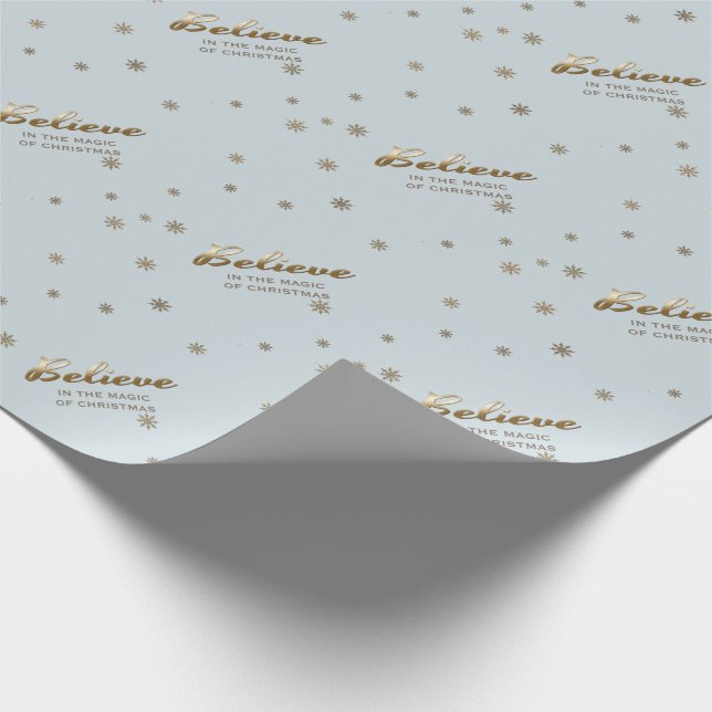 Tro. Papper för anpassad namnsvällning Presentpapper (Hörn)