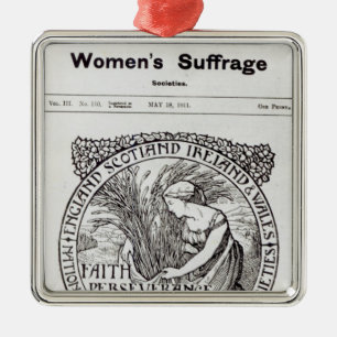 Tro Perseverance, Patiens, 1911 Julgransprydnad Metall