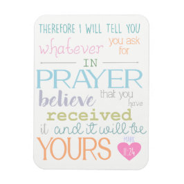 Tro prayer christian magnet bible verse