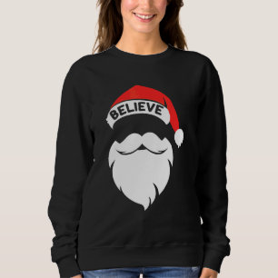 Tro Quote På Santa Hatt Mustasch Familjeåterträff T Shirt