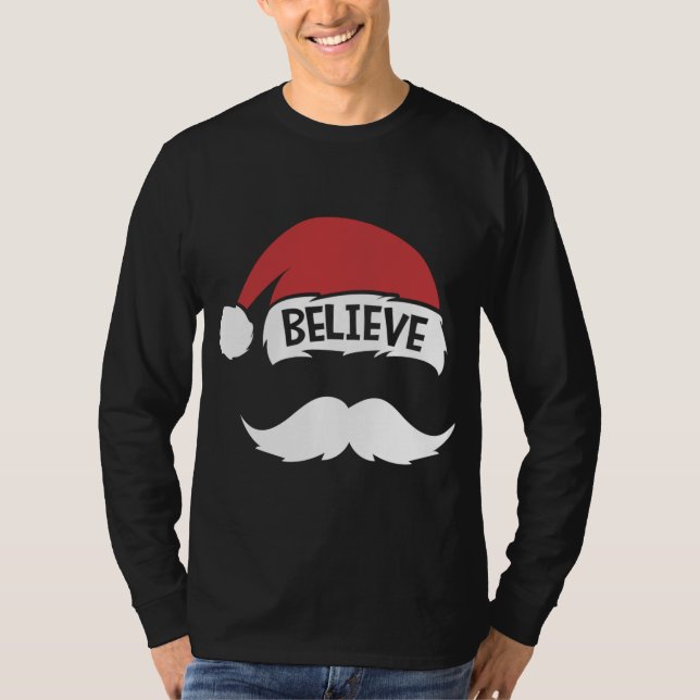 Tro Quote Santa Hat Mustache Family Reunion Ch T Shirt (Framsida)