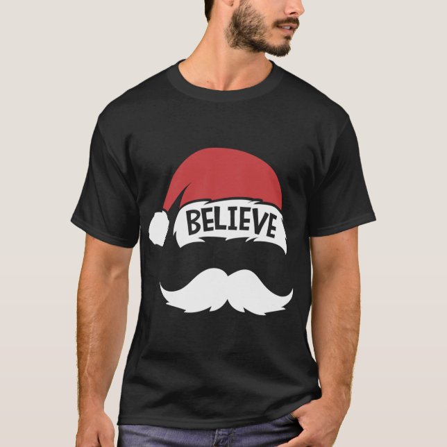 Tro Quote Santa Hat Mustache Family Reunion Ch T Shirt (Framsida)