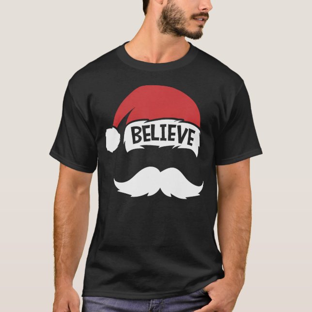 Tro Quote Santa Hat Mustache Family Reunion Ch T Shirt (Framsida)