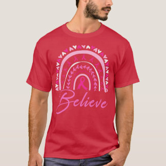 Tro Rainbow Awareness Rosa Ribbon T Shirt