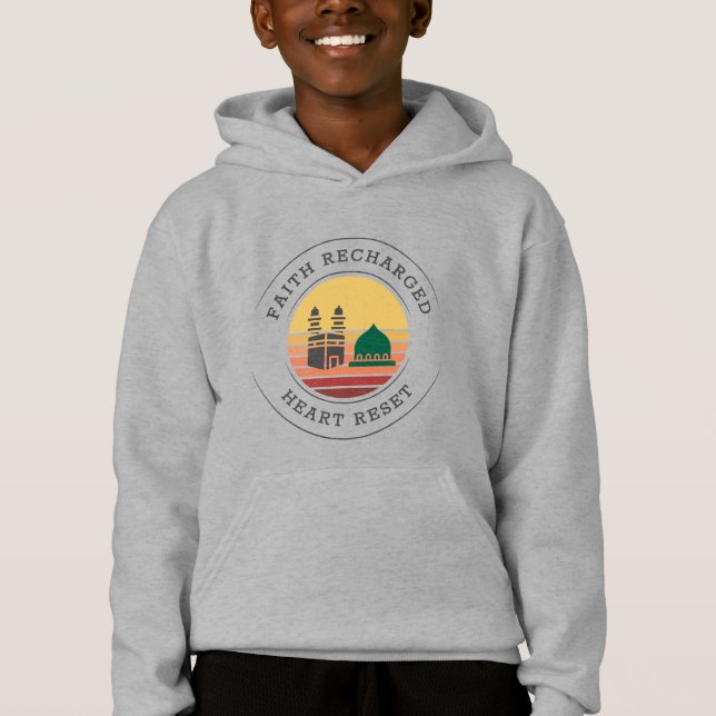 Tro recharged | Hjärtåterställning - Retro Umrah T Shirt (Framsida)