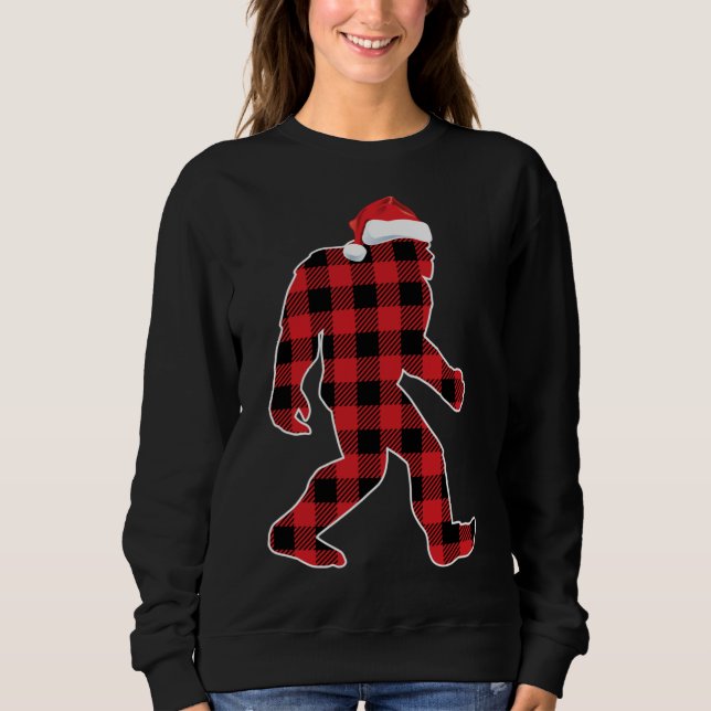 Tro Red Play Bigfoot-julsasquatch Sant T Shirt (Framsida)