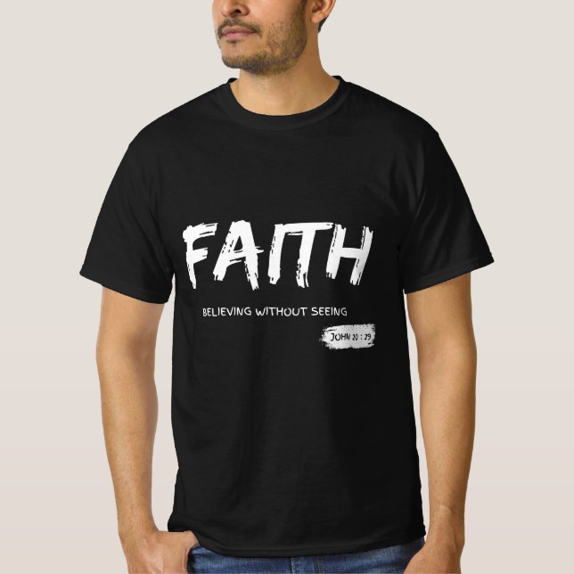 Tro, religiös klänning t-shirt (Framsida)