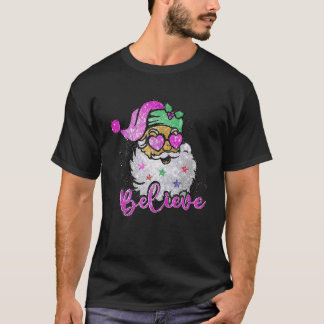 Tro Retro Santa Women Rosa Santa Sol T Shirt