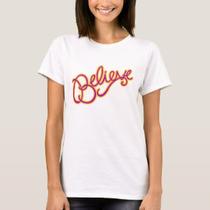 Tro rosa och orange dam t-shirt