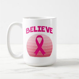 Tro Rosa Ribbon Retro Kaffemugg