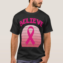 Tro Rosa Ribbon Retro T-Shirt