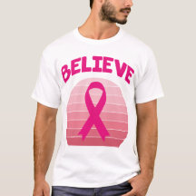 Tro Rosa Ribbon Retro T-Shirt