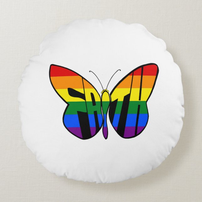 tro rund kudde (Framsidan)