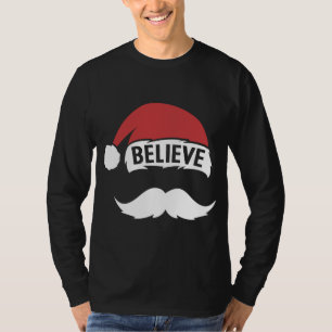 Tro Santa Hat Cap White Mustache Family Kristus T Shirt