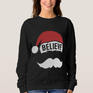 Tro Santa Hat Cap White Mustache Family Kristus T Shirt