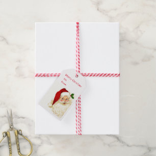 Tro Santa Juletiketters Presentetikett