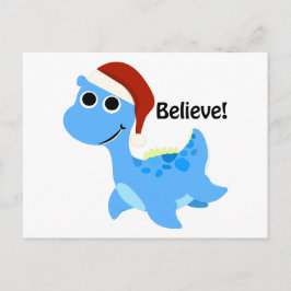 Tro! Santa Nessie Helg Vykort