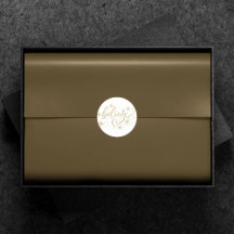 Tro | Sepia Guld Snowflake Flourish