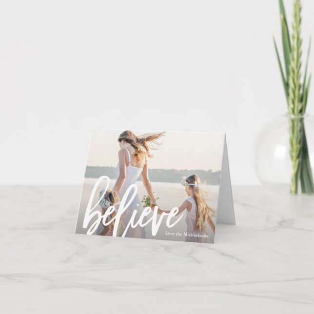 Tro skriptfotojul helgkort (Framsida)