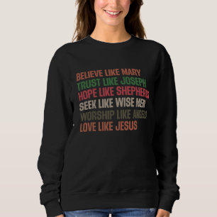 Tro som Mary Christian Förtroendebaserad Religiös T Shirt