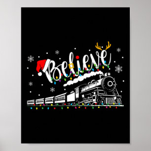 Tro Tåg jul North Pole Polar Express F Poster
