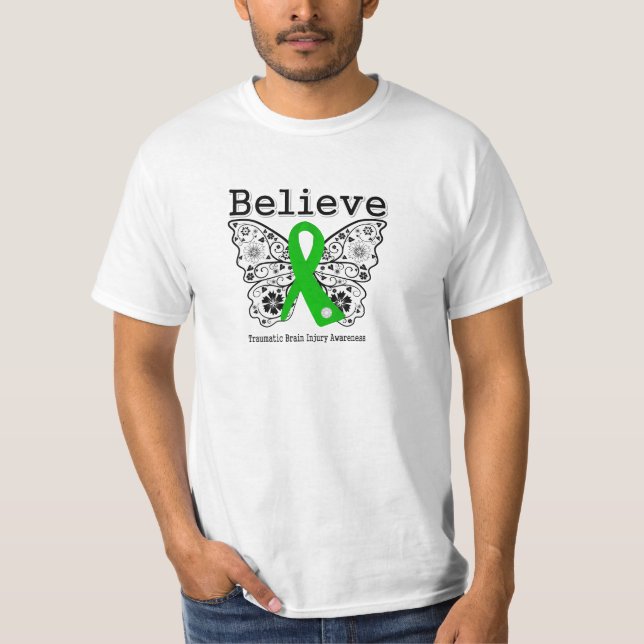Tro traumatisk hjärnskada t shirt (Framsida)