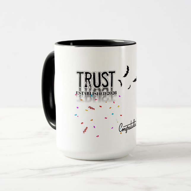 Tro Tro Resan Kaffe Mugg - Inspirerande Keramik (Framsida vänster)