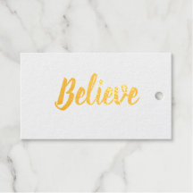 Tro typografi minimalistisk foliepresentkort
