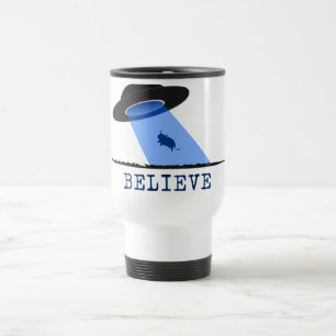 Tro (UFO som strålar upp ko) Resemugg