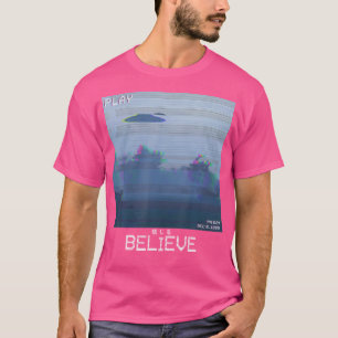 Tro Ufo Vaporwave Synthwave 80S Retro Flies S T Shirt