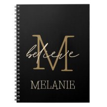 Tro Uppmuntra Guld Monogram Namn