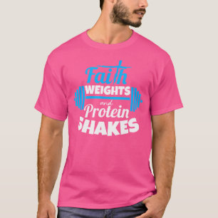Tro Vekter Och Proteinshakes Bodybuilder Chris T Shirt