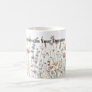 Tro Vilda Blommor Kaffemugg