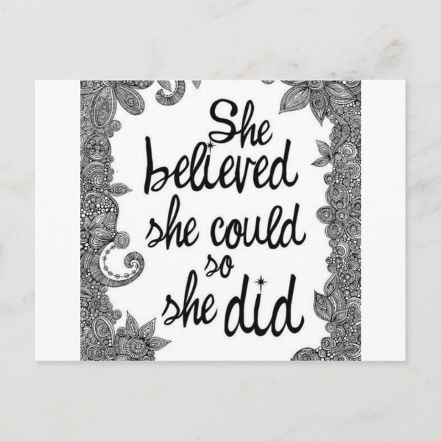 tro vykort (Framsida)