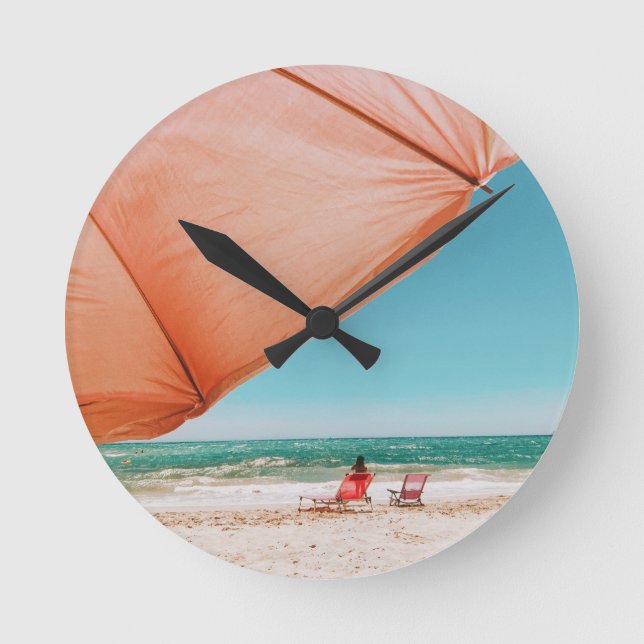 Trocadero Playa - Marbella - Spain Rund Klocka (Framsida)