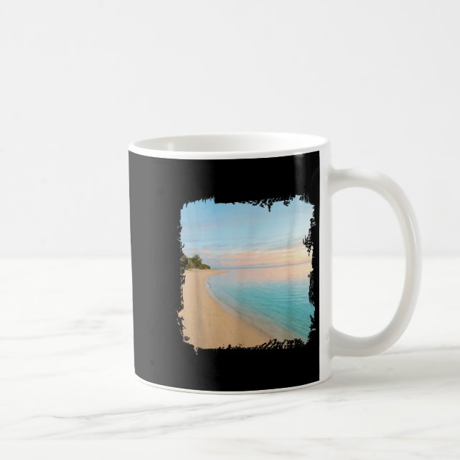 Trocal Sands Beach Ocean Shoreline Scenic Design Kaffemugg (Höger)