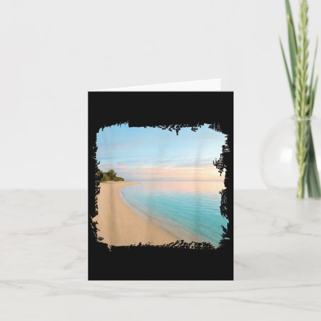 Trocal Sands Beach Ocean Shoreline Scenic Design Kort (Framsida)
