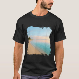 Trocal Sands Beach Ocean Shoreline Scenic Design T Shirt