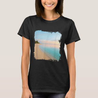 Trocal Sands Beach Ocean Shoreline Scenic Design T Shirt