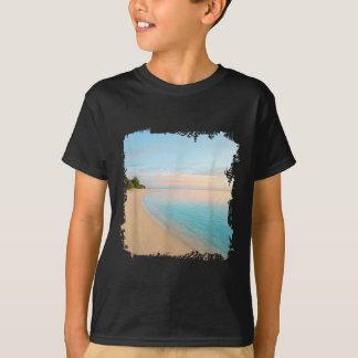 Trocal Sands Beach Ocean Shoreline Scenic Design T Shirt