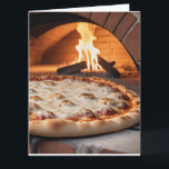TROD FIRED PIZZA BIRTHDAY FUNNY GREETING CARD KORT<br><div class="desc">TRÄFIRED PIZZA BIRTHDAY-KORT</div>