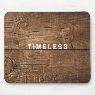 Troden Plank Rustic Struktur Mousepad Musmatta