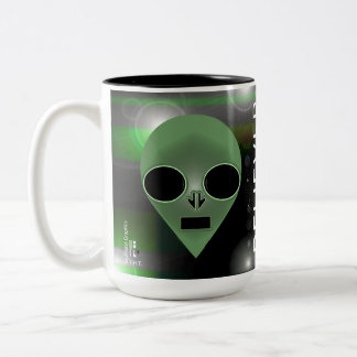 "Troende" Alien Muggbilder av J.H. Thornton Två-Tonad Mugg