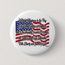 Trofastaeden med USA:s flagga Knapp