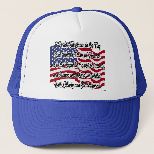 Trofastaeden med USA:s flagga Truckerkeps (Framsida)