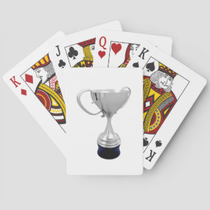 Trofé som leker kort casinokort