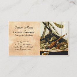 Troféer av jakten, Claude Monet 1862 Visitkort