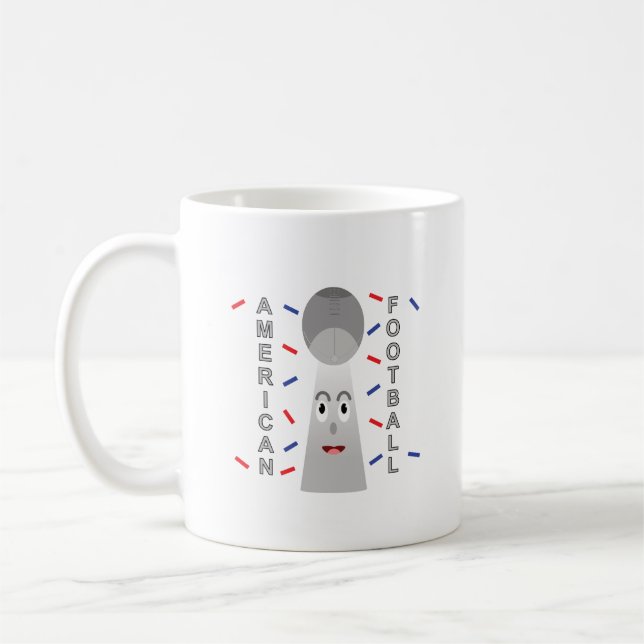 Troféer i amerikanska fotbollsmästeri kaffemugg (Vänster)