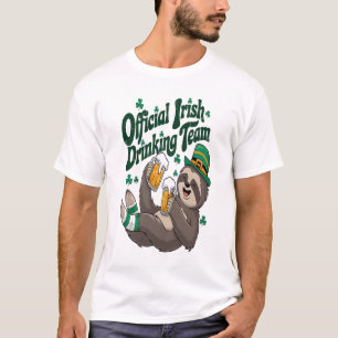Trög irländsk dricka Saint Patrick's Day T Shirt