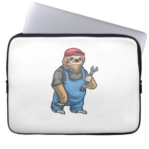 Trög mekaniker skiftnyckel Klassisk t-shirt Laptop Fodral